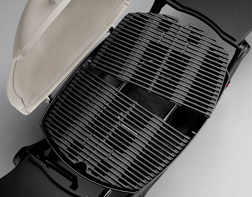 grille de cuisson en fonte émaillée pour barbecue à gaz Q200-Q2000 Weber